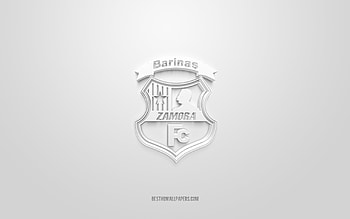 Zamora FC, creative 3D logo, white background, Venezuelan football team, Venezuelan Primera Division, Barinas, Venezuela, 3d art, football, Zamora FC 3d logo HD wallpaper