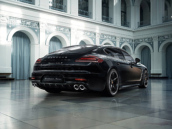 Porsche, Cars, Back View, Rear View, Panamera, Turbo S, Exclusive HD wallpaper