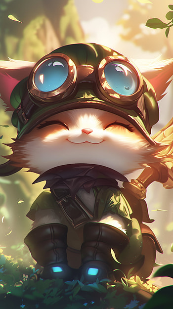 Cheerful Teemo: Your League of Legends , video game, League Of Legends HD phone wallpaper
