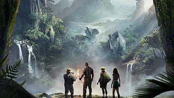 Jumanji: Welcome to the Jungle, High-quality resolution, Thrilling action, Spectacular visuals HD wallpaper