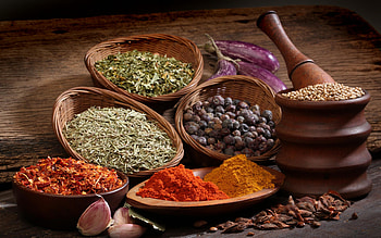 *** Spices ***, colorful, plate, spicy, spices, food HD wallpaper