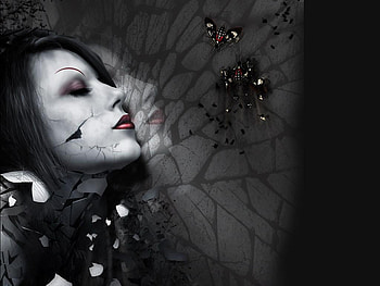 Dark Girl HD wallpaper
