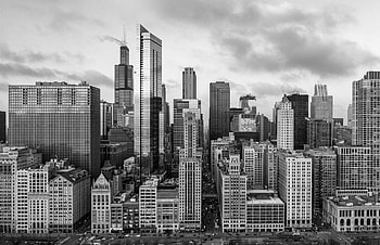 Chicago skyline, Marketing agency, Creative profiles, IT staffing HD wallpaper