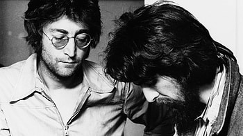 George Harrison, John Lennon HD wallpaper