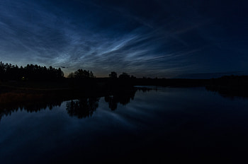 Water, Trees, Lake, Reflection, Dark, Evening HD wallpaper
