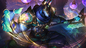 Nasus Fatemaker Skin LoL Splash Art, Video Game, League Of Legends, Nasus (League Of Legends) HD wallpaper