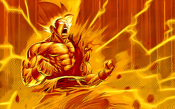 Goku SSJ4 Golden, , vector art, DBZ, Golden Goku, artwork, Golden Goku Dragon Ball, warrior, Dragon Ball Z HD wallpaper