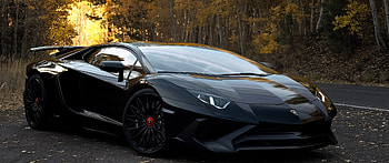 Darth Vader inspiration, Lamborghini Aventador HD wallpaper