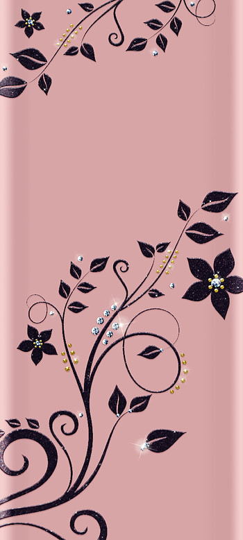 Dark Flower V, beautiful, art, flowers, petal, Luxury, Curve, Diamond, Premium HD phone wallpaper