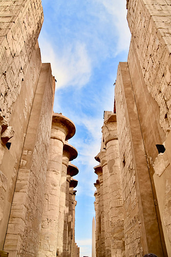 Karnak Temple, Luxor at last, Milestone celebration, Ancient past HD phone wallpaper