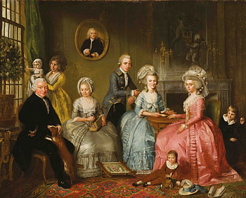 18t century Van Loon, blue, van loon, pink, 18th century, history, green HD wallpaper