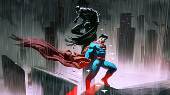 Batman Vs Superman Epic Collide, batman, superman, artist, artwork, digital-art, superheroes HD wallpaper