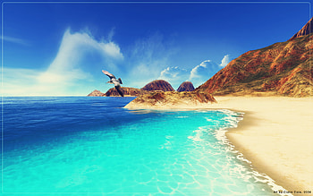 dive to blue , blue, dive HD wallpaper