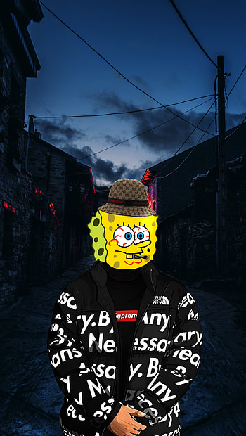 CrackBob, sponge, vibe, meme, bob, cool, hq, drip, spongebob, squidward HD phone wallpaper
