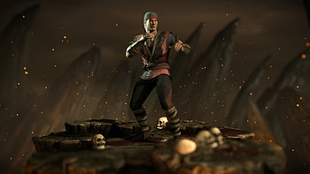 Liu Kang, Mortal Kombat , Powerful attacks, Fierce warrior HD wallpaper