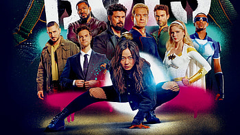 Antony Star Jessie T Usher Karen Fukuhara Nate Mitchell Jack Quaid Laz Alonso Erin Moriarty The Boys HD wallpaper
