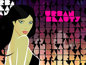 Lady and vector art, vector, abstract HD wallpaper