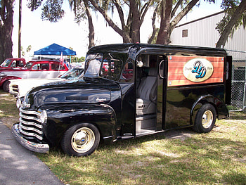 Streetrod Delivery, Bowtie, Black, Classic, GM HD wallpaper
