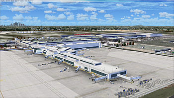 Atlanta Airport, Review, Flight simulator, FSX HD wallpaper