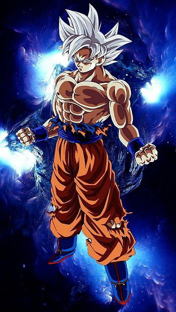 goku, angry purple HD phone wallpaper