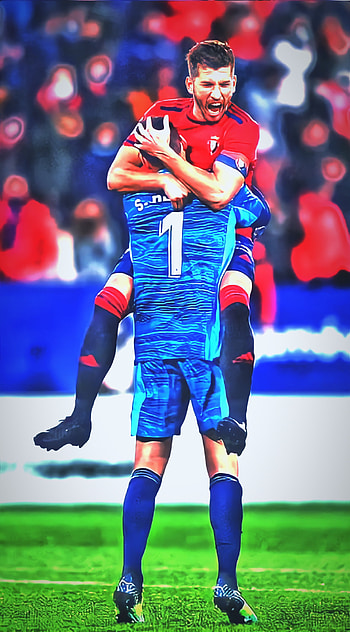 Osasuna, rojo, azul HD phone wallpaper