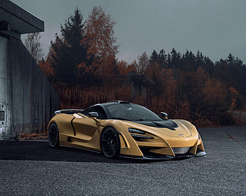 Sports car, yellow, McLaren 720S HD wallpaper