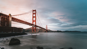 Golden Gate Bridge, Long exposure HD wallpaper
