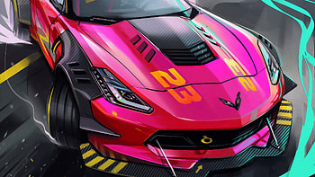 Drifting Car Digital Art , drifting-cars, artist, artwork, digital-art, artstation HD wallpaper