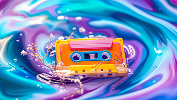 Vibrant Retro 90s Vibes: Ultra, retro 90s, vibrant colors, retro, music HD wallpaper