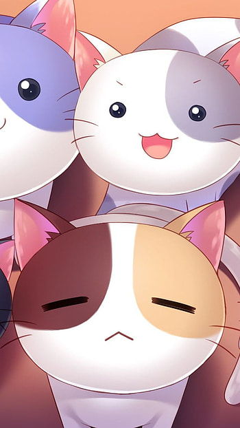 Kitty cartoons, cats, , anime HD phone wallpaper