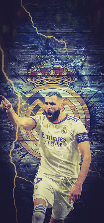 Karim Benzema, realmadrid, striker, laliga, france, ucl HD phone wallpaper
