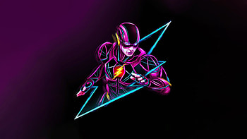 Flash Minimal , flash, superheroes, minimalism, minimalist, artist, artwork, digital-art HD wallpaper