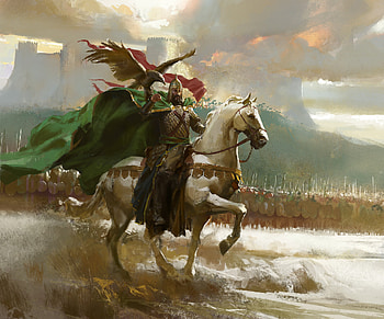 fantasy, warrior, fantasy warrior HD wallpaper