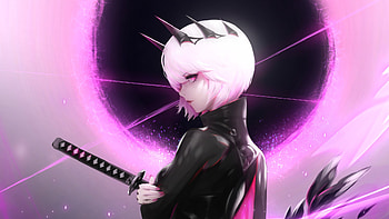 Selena Devil Pink, artist, artwork, artstation HD wallpaper
