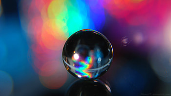 Abstract Macro Water Crystal Globe , abstract, macro HD wallpaper