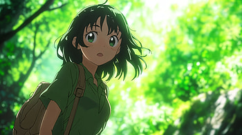 Enchanting Green Anime Girl - Ultra, Anime, anime girl, green anime HD wallpaper