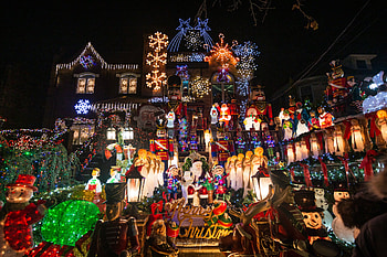 Dyker Heights, New York Christmas HD wallpaper