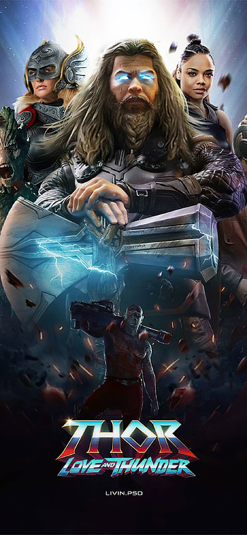 Thor: Love and Thunder, Best , Marvel movies HD phone wallpaper