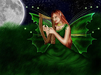 Fairy, abstract, fantasy HD wallpaper