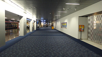 McCarran International Airport, C gates, Sletten Companies HD wallpaper