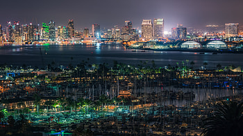 San Diego, California, resolution, Cityscape HD wallpaper