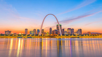 St. Louis skyline, Billboards, Digital advertising, Midwest cityscape HD wallpaper