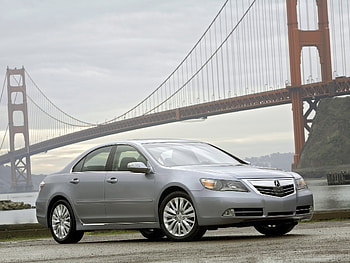 Auto, Water, Grass, Acura, Cars, Front View, Bridge, Style, Akura, 2010, Sedan, Metallic Gray, Grey Metallic, Rl HD wallpaper