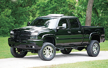 Chevy Truck, garden, black, chevy, truck HD wallpaper