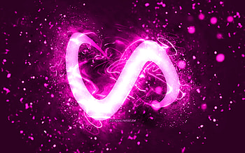DJ Snake purple logo, , Norwegian DJs, purple neon lights, creative, purple abstract background, William Sami Etienne Grigahcine, DJ Snake logo, music stars, DJ Snake HD wallpaper