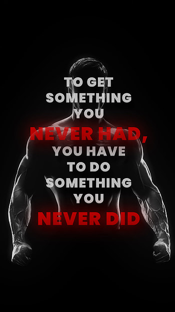You never did, fitness, motivation, motivational HD phone wallpaper