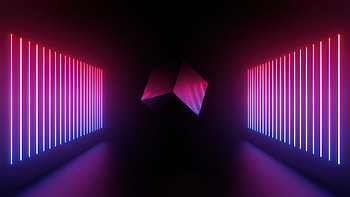Artistic Cube Abstract , abstract, artist, artwork, digital-art, neon, cube HD wallpaper