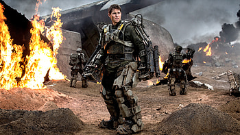 Major William Cage, Tom Cruise HD wallpaper