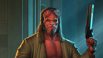 Arthellboy, hellboy, superheroes, artwork, digital-art, art HD wallpaper