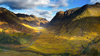 Glencoe - Scotland, Scottish Highlands, Glencoe, Scotland, Scottish Glens HD wallpaper